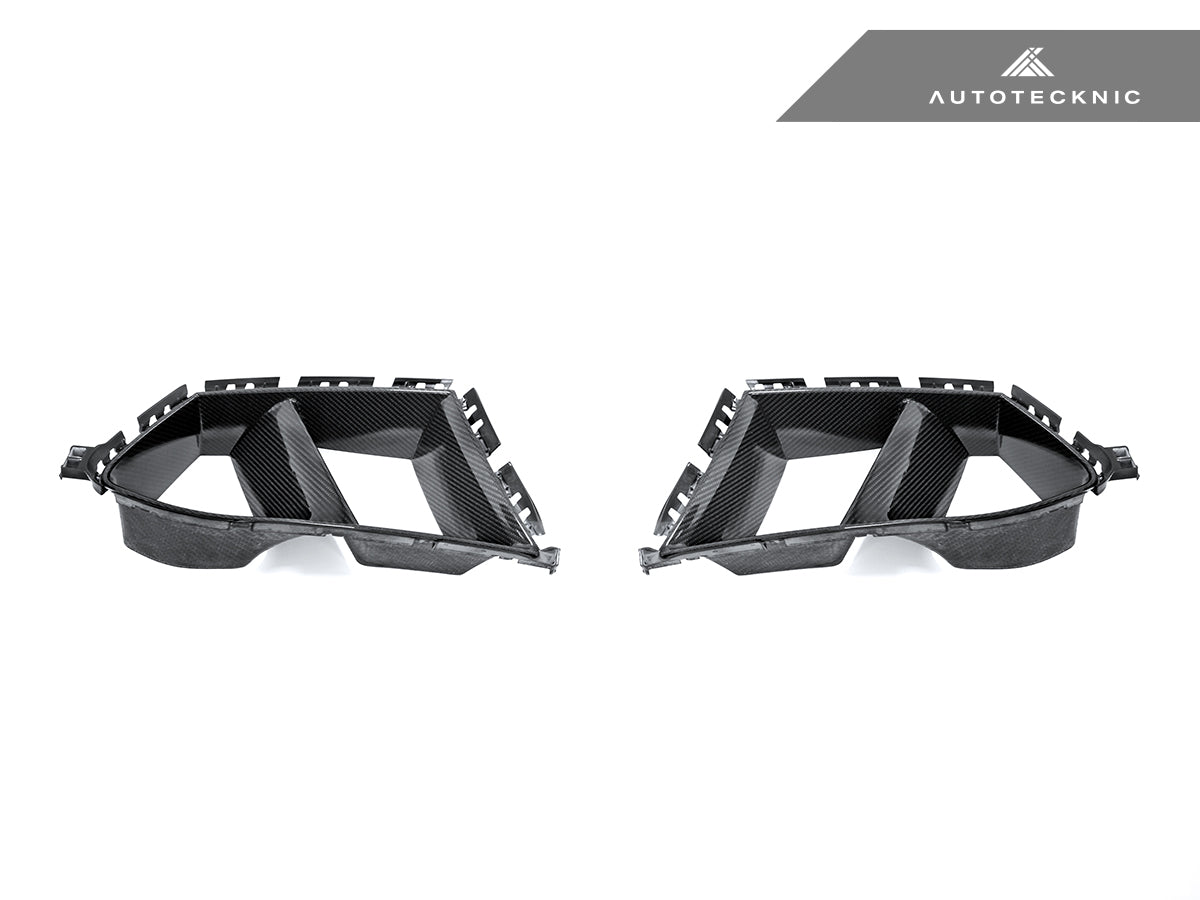 AutoTecknic Dry Carbon Lower Front Bumper Vent Set - G80 M3 | G82/ G83 M4