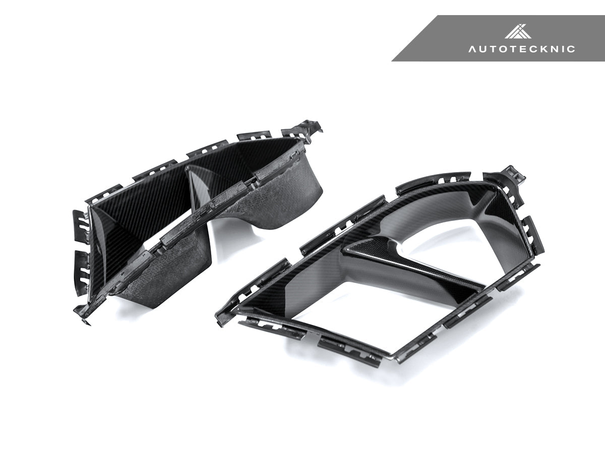 AutoTecknic Dry Carbon Lower Front Bumper Vent Set - G80 M3 | G82/ G83 M4