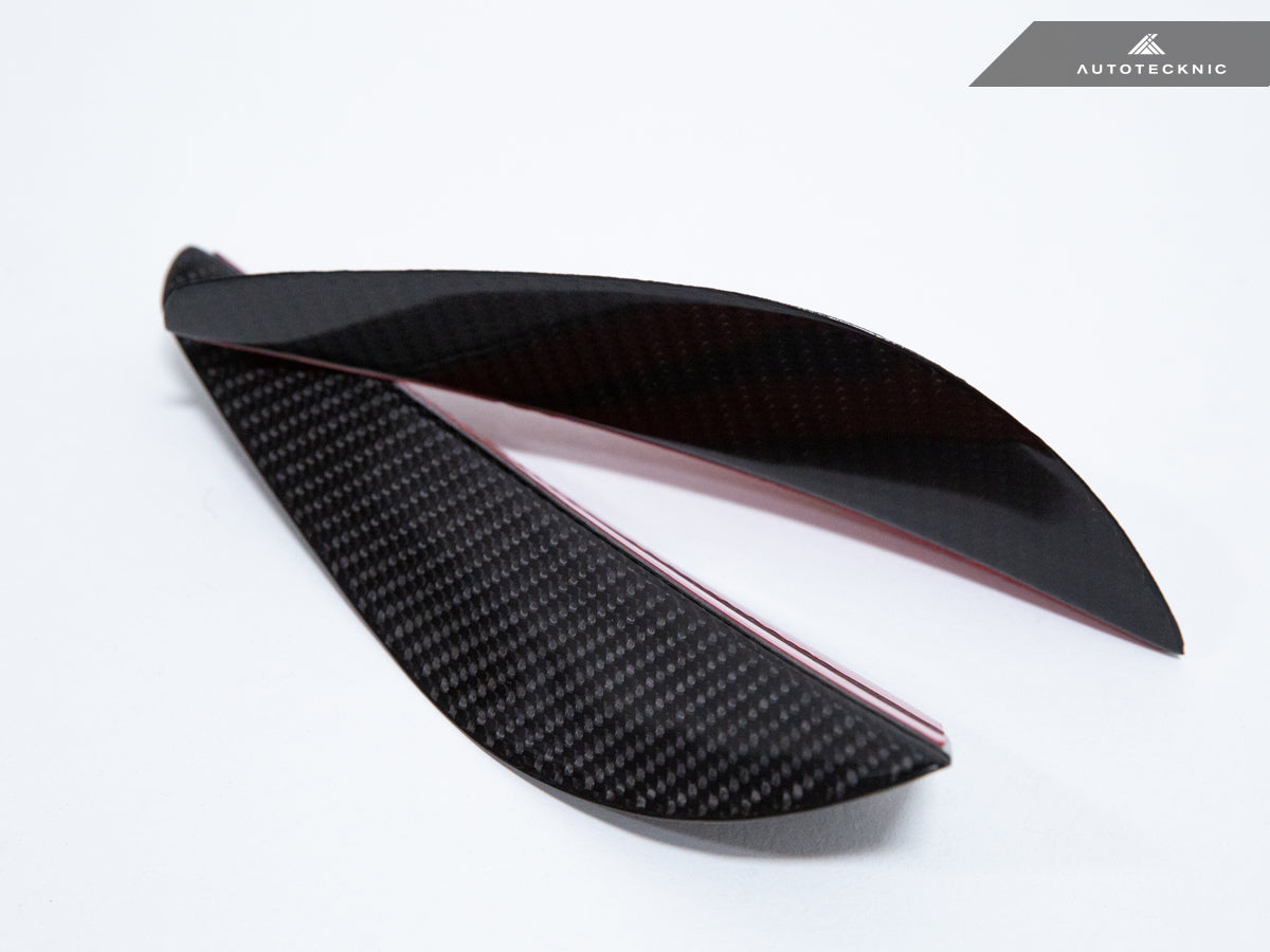 AutoTecknic Front Bumper Dry Carbon Canard Set - E9X M3