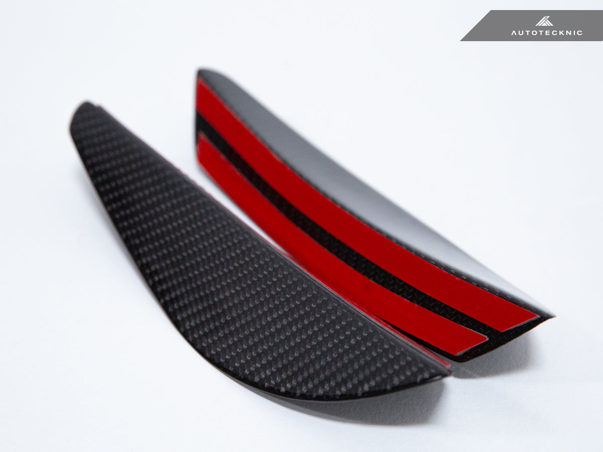 AutoTecknic Front Bumper Dry Carbon Canard Set - E9X M3