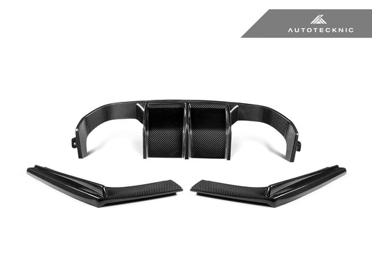 AutoTecknic Dry Carbon Versus Rear Diffuser Set - F80 M3 | F82/ F83 M4