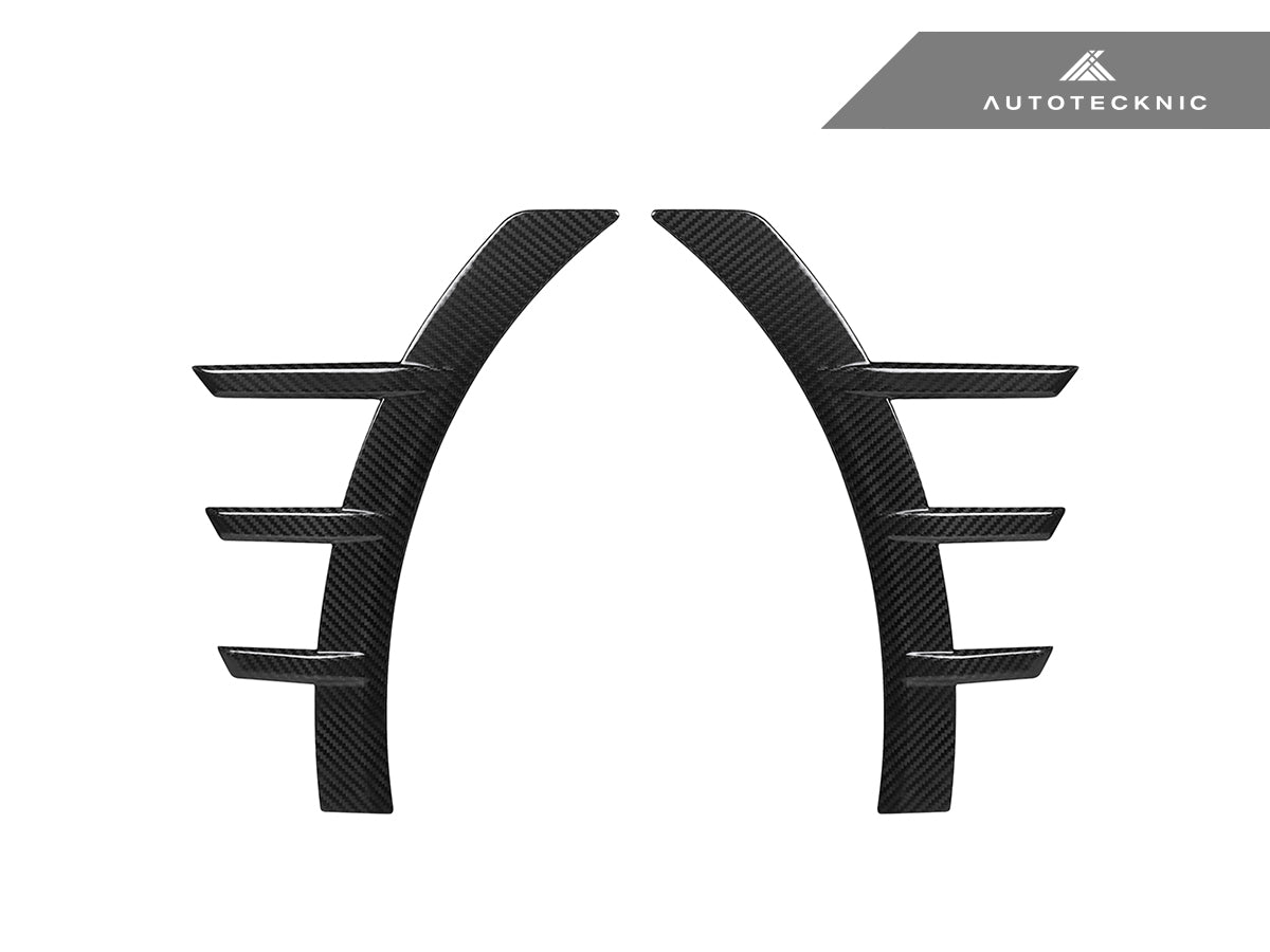 AutoTecknic Dry Carbon Front Fender Arch Trim Set - G87 M2