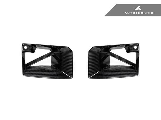 AutoTecknic Dry Carbon Front Air Inlet Trim Set - G87 M2