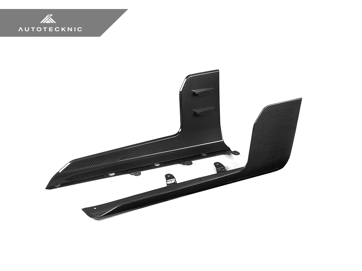 AutoTecknic Dry Carbon Side Skirt Winglet Set - G87 M2