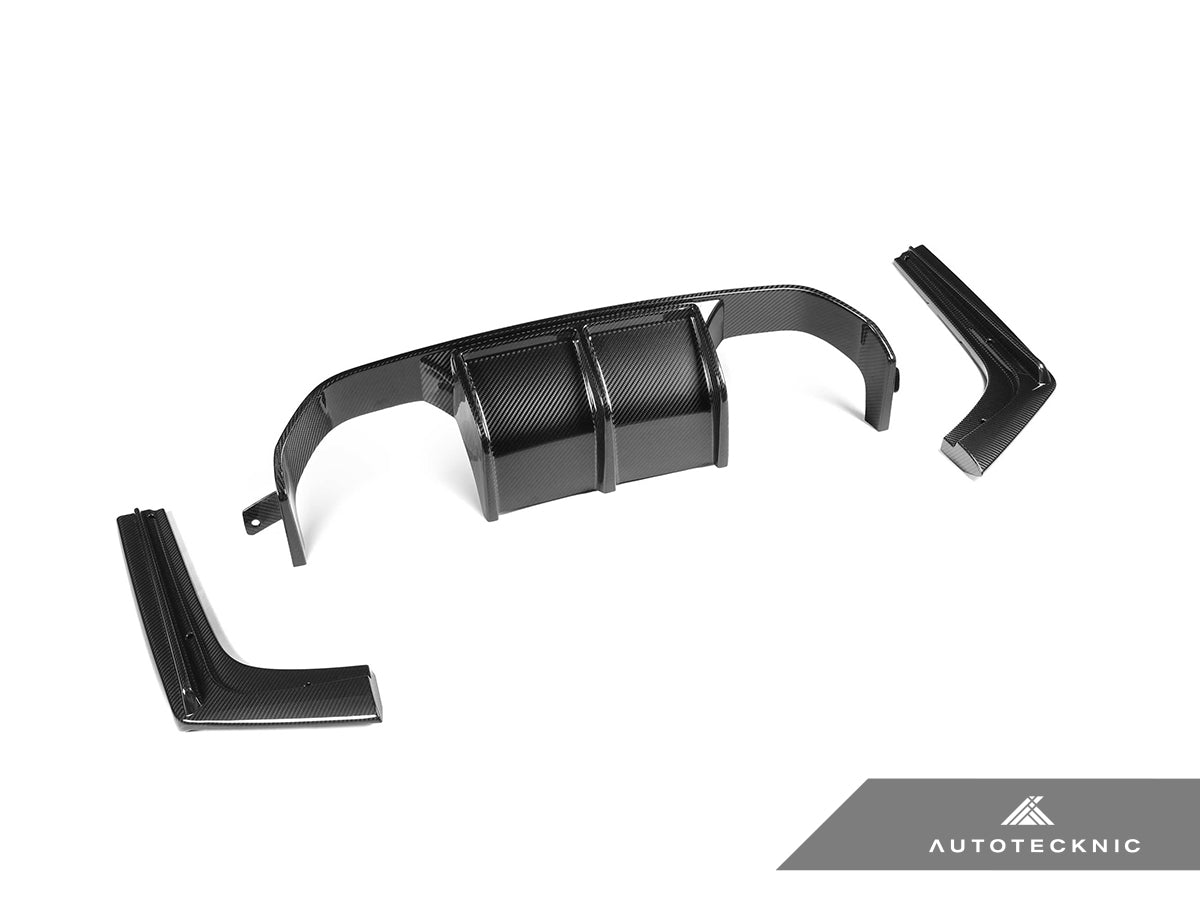 AutoTecknic Dry Carbon Versus Rear Diffuser Set - F80 M3 | F82/ F83 M4