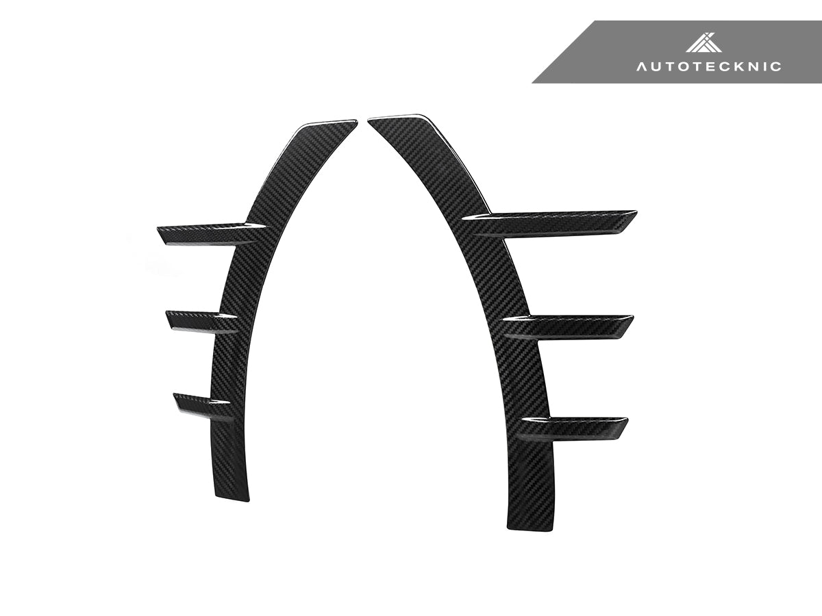 AutoTecknic Dry Carbon Front Fender Arch Trim Set - G87 M2