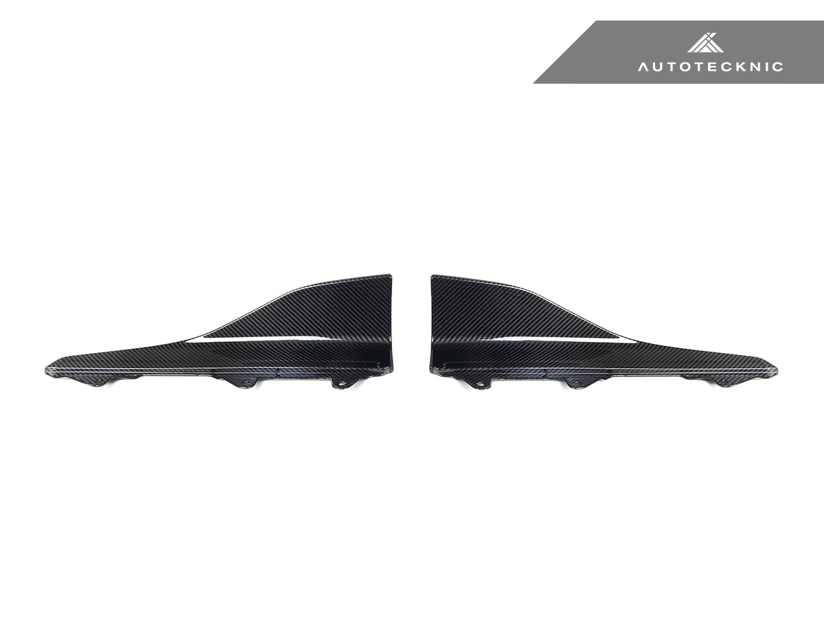 AutoTecknic Dry Carbon Side Skirt Winglet Set - F87 M2