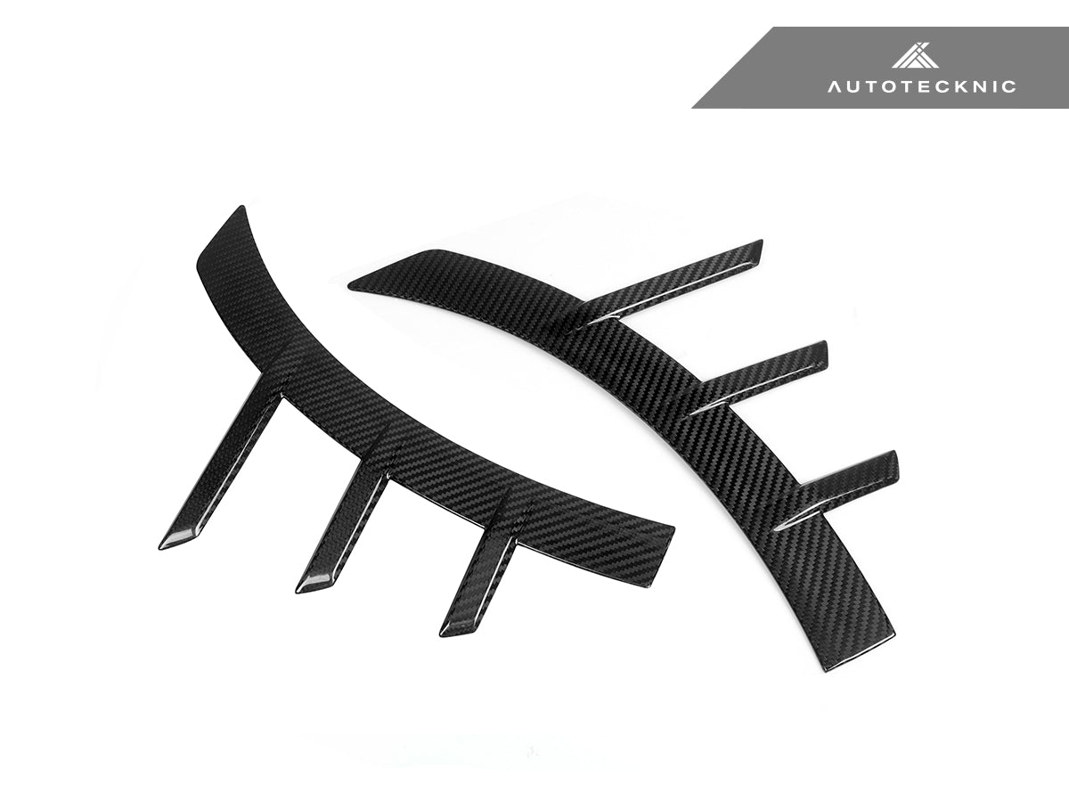 AutoTecknic Dry Carbon Front Fender Arch Trim Set - G87 M2