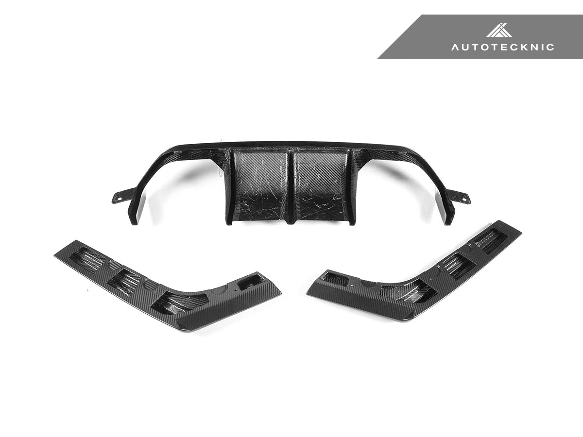 AutoTecknic Dry Carbon Versus Rear Diffuser Set - F80 M3 | F82/ F83 M4