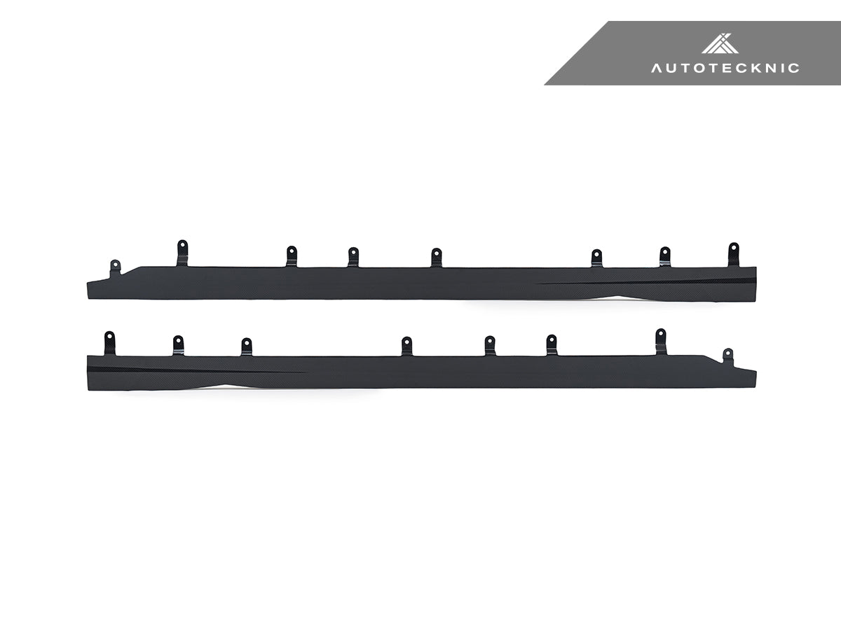 AutoTecknic Dry Carbon Side Skirt Extension Set - G87 M2