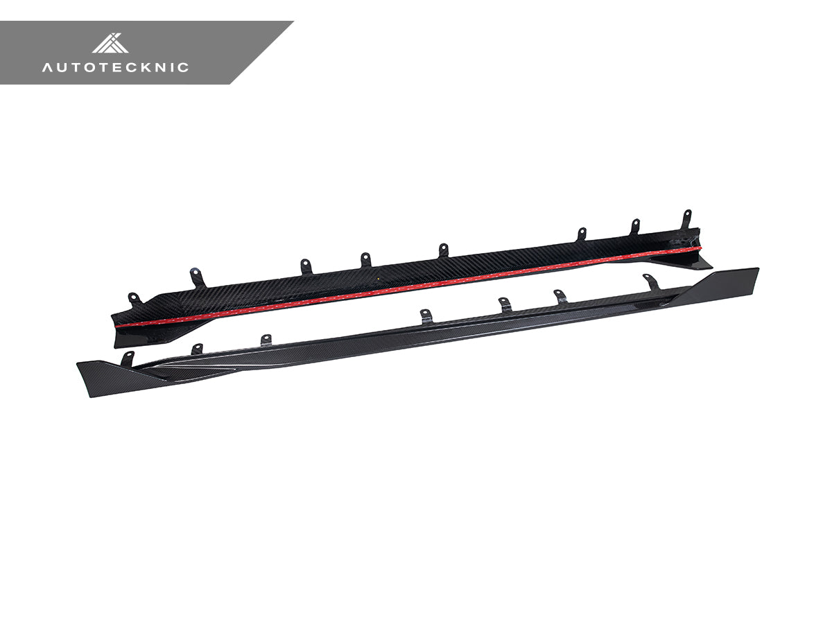 AutoTecknic Dry Carbon Side Skirt Extension Set - G87 M2