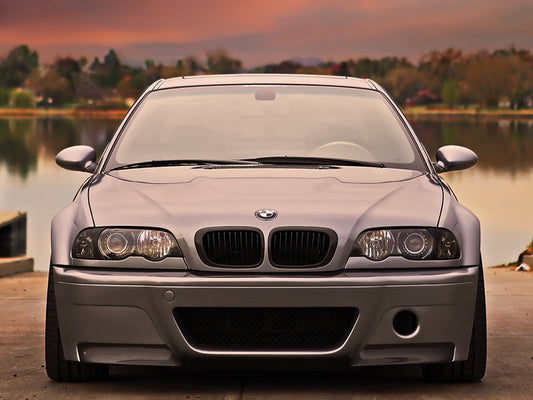 AutoTecknic Stealth Black Front Grille Set - E46 3-Series Coupe Pre-Facelift | M3