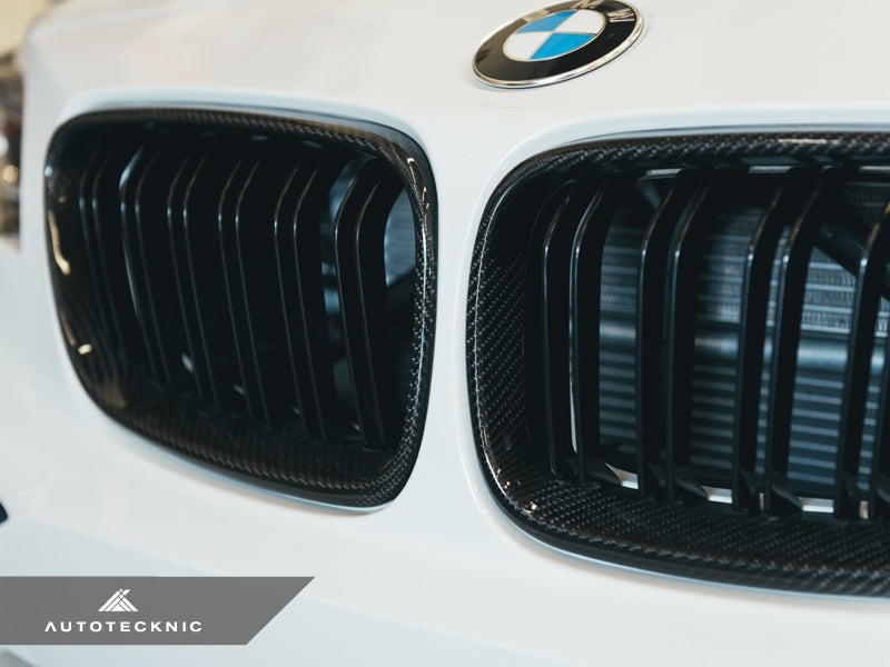 AutoTecknic Dual-Slats Carbon Fiber Front Grille Set - F87 M2 | F22 2-Series