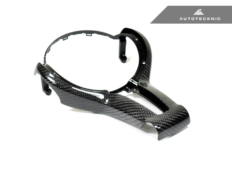 AutoTecknic Carbon Outer Steering Wheel Trim - F-Chassis M Vehicles