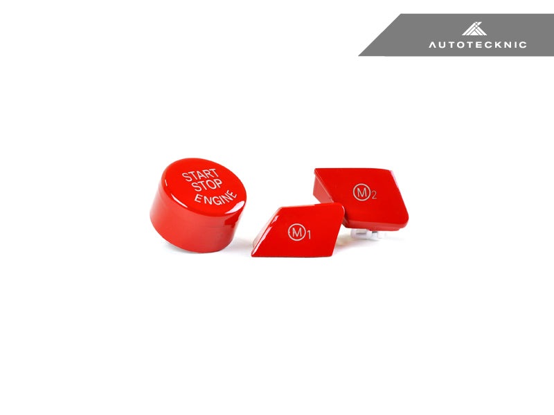 AutoTecknic Bright Red M1/ M2 Button Set - F87 M2