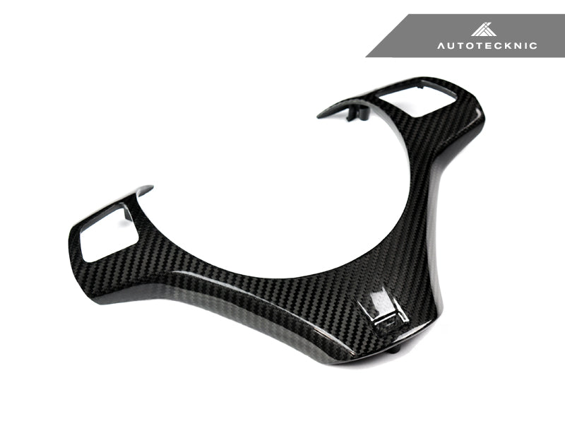 AutoTecknic Carbon Fiber Steering Wheel Trim - E9X M3 | E82 1M Coupe