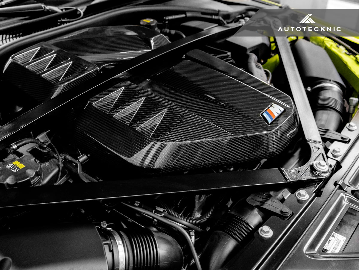 AutoTecknic Dry Carbon Fiber Engine Cover - G80 M3 | G82/ G83 M4