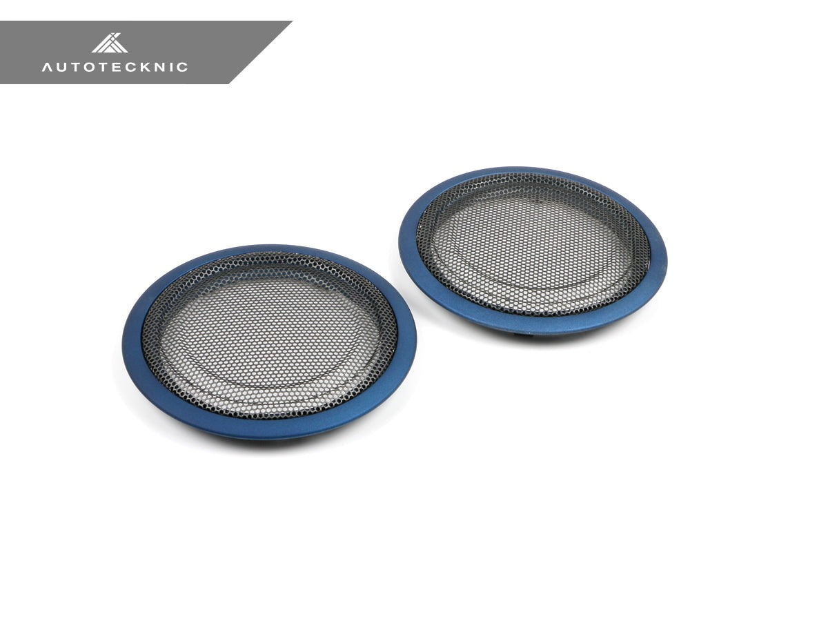 AutoTecknic Door Panel Speaker Mesh Cover Set - BMW F-Chassis