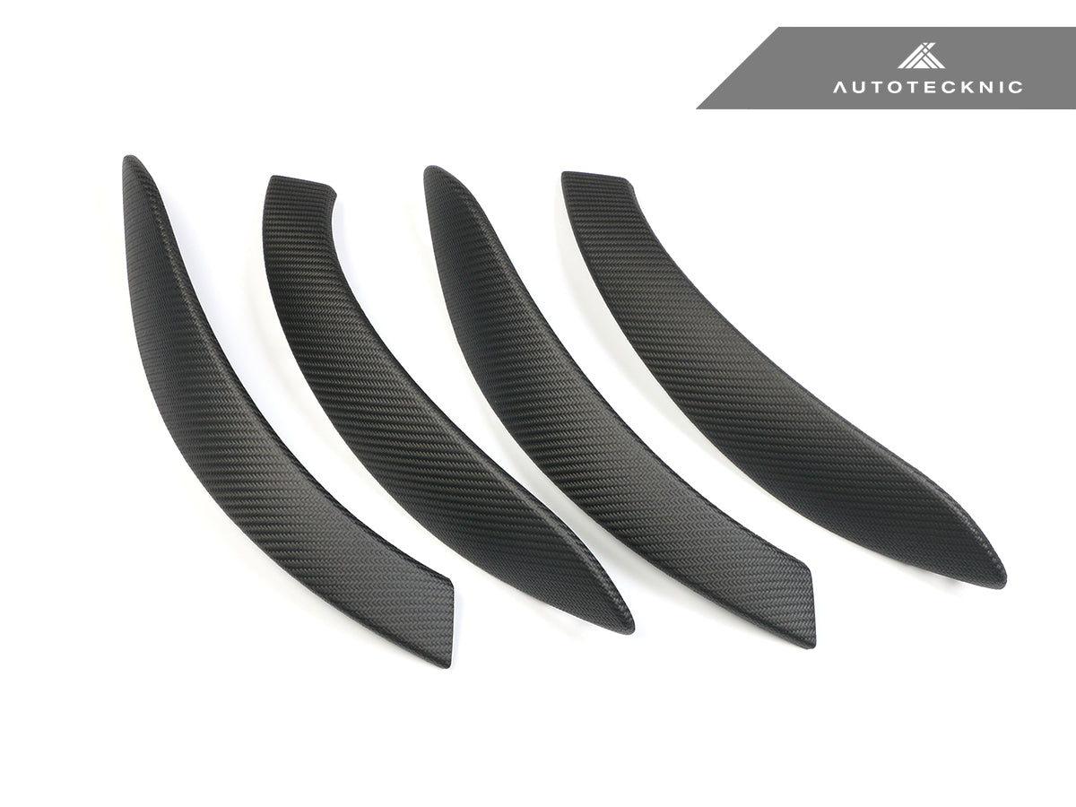 AutoTecknic Carbon Door Grip Handle Trim Set - F8X M3/ M4