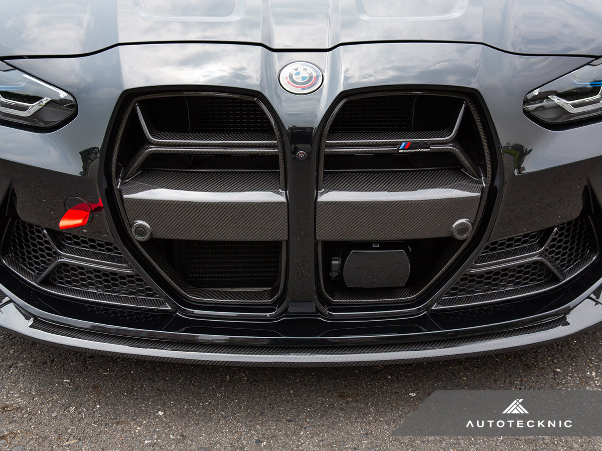 AutoTecknic Dry Carbon Corsa Front Bumper Lower Vent Set - G80 M3 | G82/ G83 M4