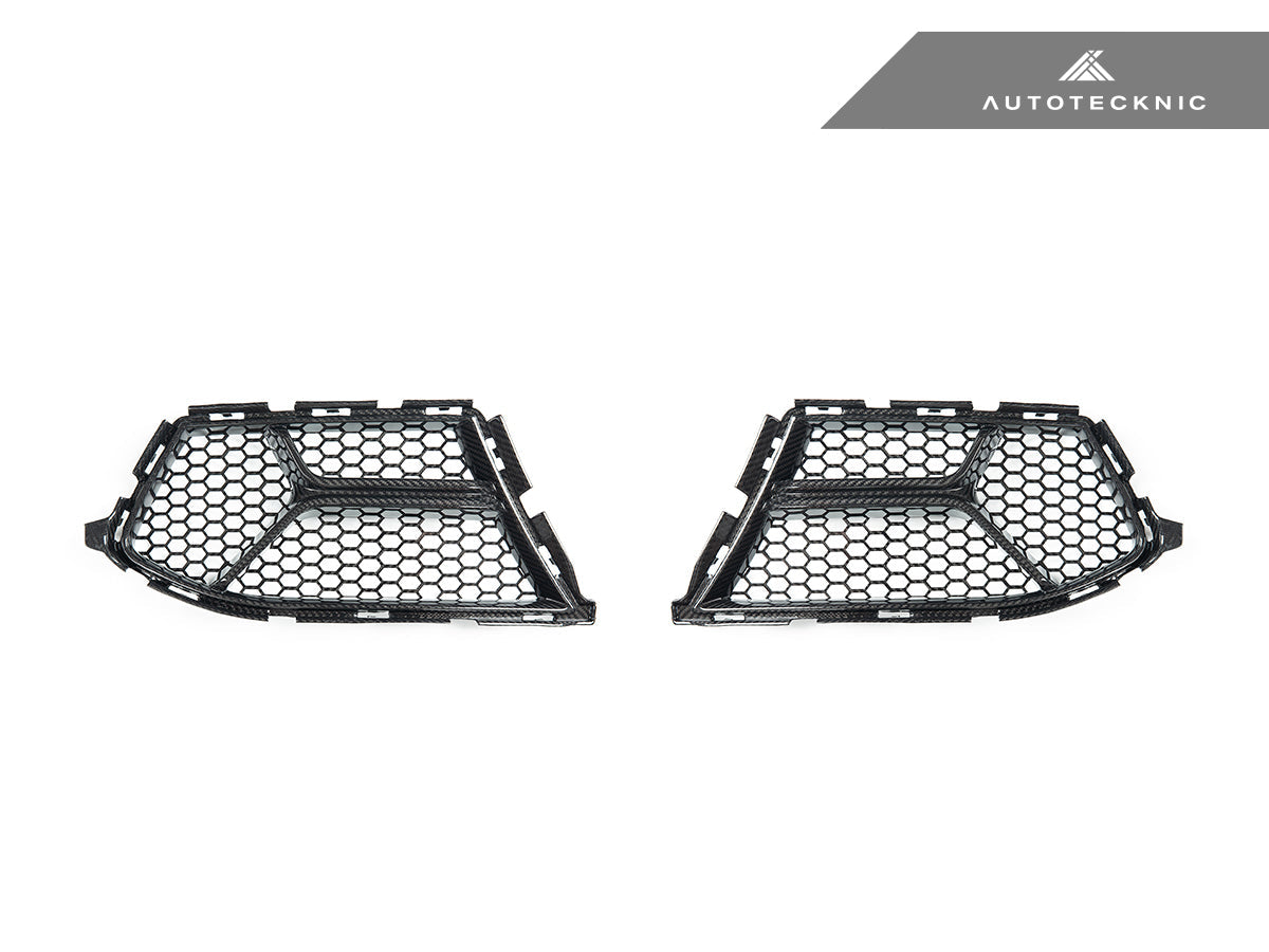 AutoTecknic Dry Carbon Corsa Front Bumper Lower Vent Set - G80 M3 | G82/ G83 M4