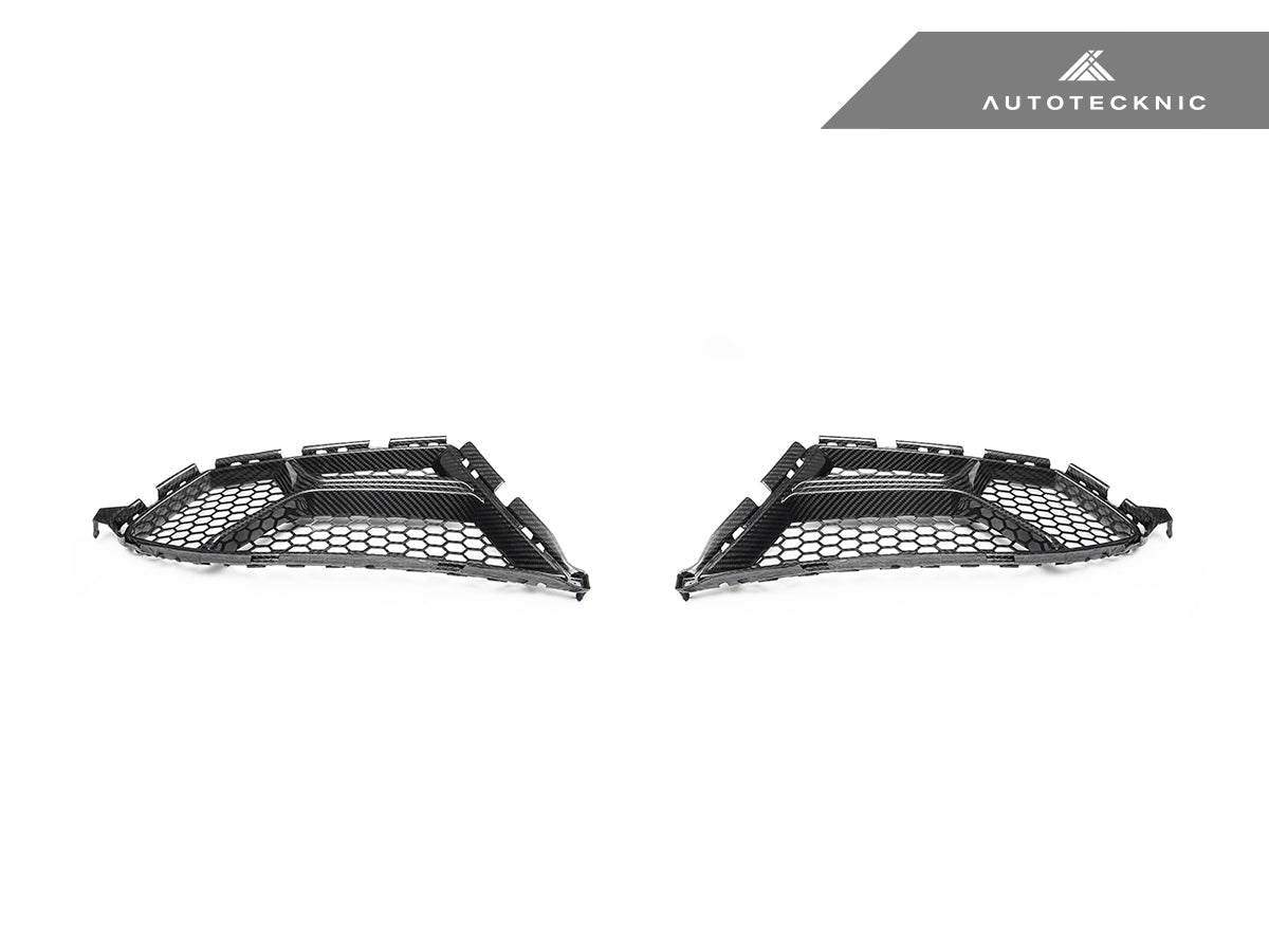 AutoTecknic Dry Carbon Corsa Front Bumper Lower Vent Set - G80 M3 | G82/ G83 M4