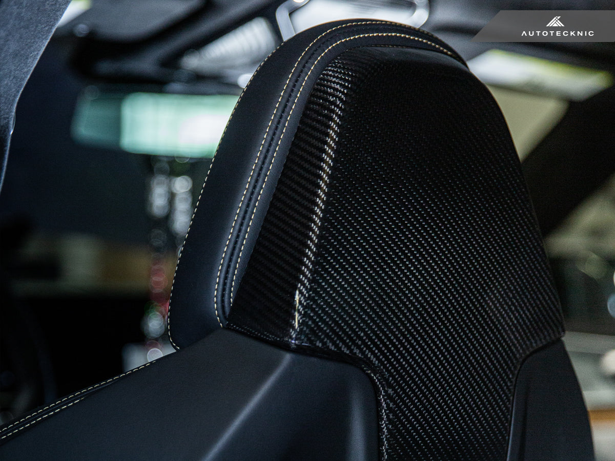 AutoTecknic Dry Carbon Seat Back Cover Set - G87 M2